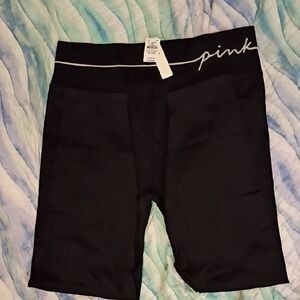 PINK Victoria's Secret Women's Black seamlesss Leggings Nwt